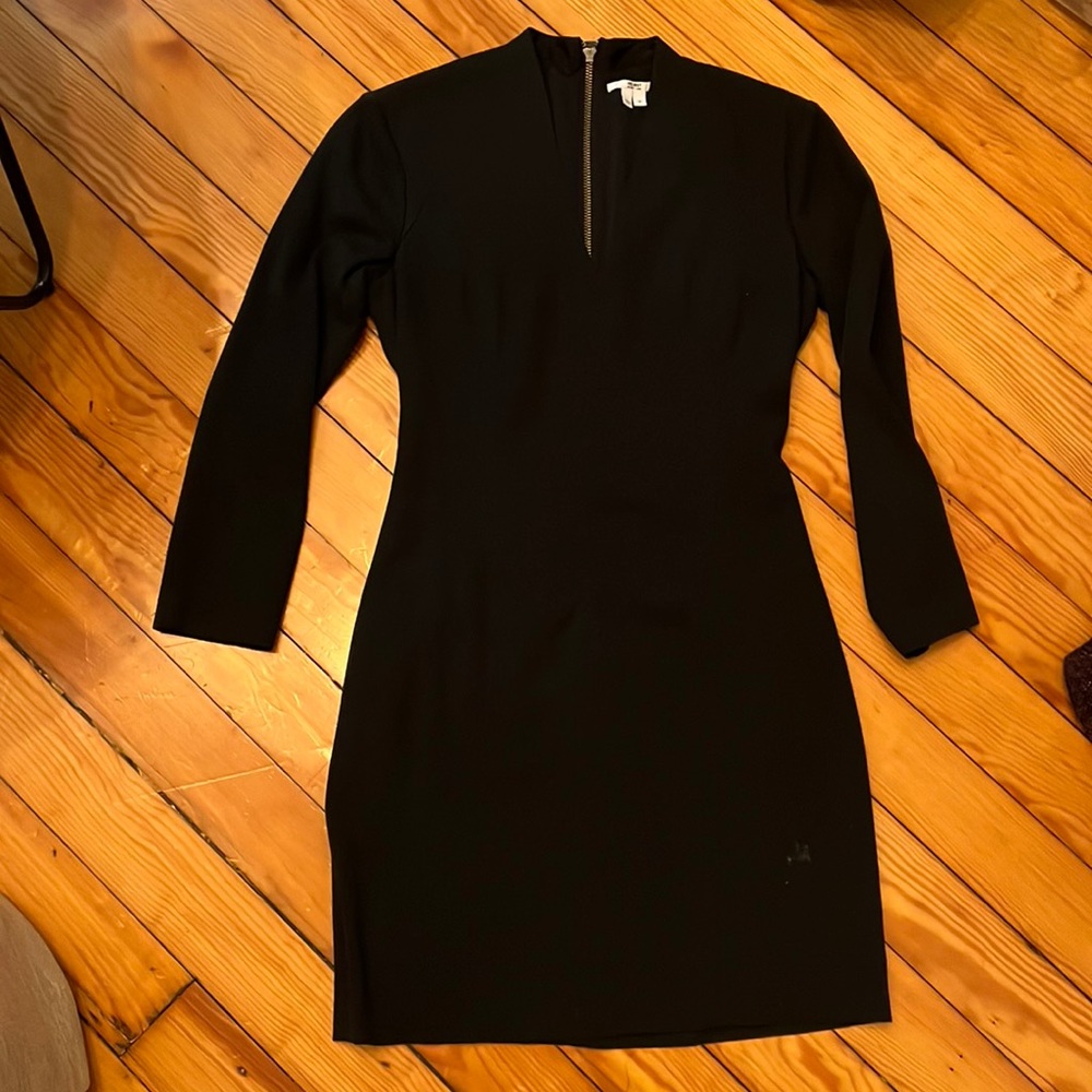 Black fitted dress